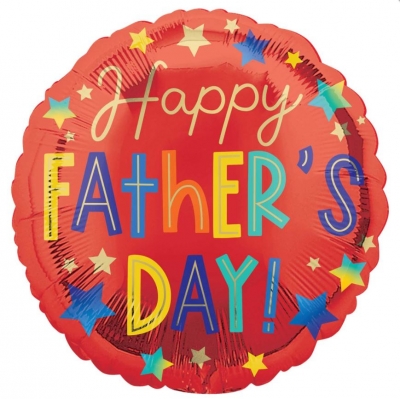 Father'S Day Stars Standard Foil Balloons