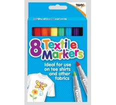 Tiger Deluxe Textile Marker 8 Pack