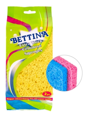 Bettina Extra Thick Cellulose Sponge 2 Pack