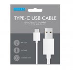 Type-C to USB White Cable 1M