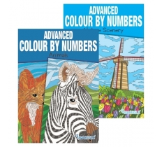 Animals & Nature Advanced Colour By Numbers Book