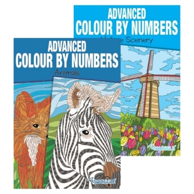 Animals & Nature Advanced Colour By Numbers Book