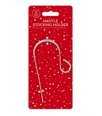 Metal Mantle Stocking Holder