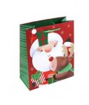 Cute Santa Reindeer Medium Gift Bag