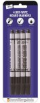 Tallon 4 Pack Dry Wipe Markers Black