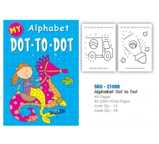 My Alphabet Dot to Dot Coloring Book