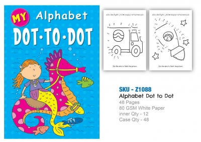 My Alphabet Dot to Dot Coloring Book