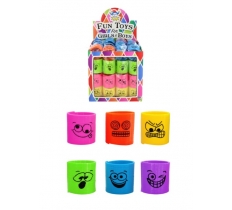 Silly Face Mini Springs (3.5cm) 3 Assorted Designs x 60pc