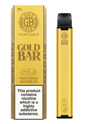 Gold Bar 600 Vape Peach Mango Watermelon