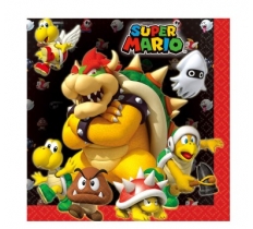 Super Mario Luncheon Napkins 33cm