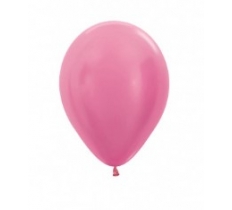 Sempertex 5" Satin Fuchsia Latex Balloons 50 Pack