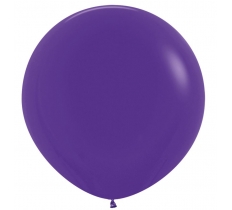 Fashion Colour Solid Violet 051 Latex Balloons 36" 2 Pack