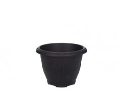 Whitefurze 24cm Black Planter