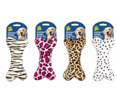 Animal Print Squeaky Dog Toy