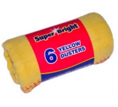 Superbright Yellow Duster 6 Pack