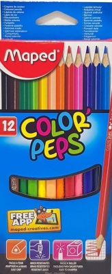 Maped Pencils Star Color'peps Fsc 100% X12 Cardboard Box