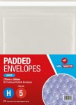 Mail Master H White Padded Envelope 5 Pack