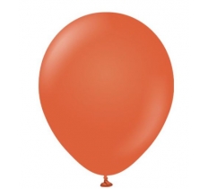 Kalisan 12" Retro Rust Orange Latex Balloons 100 Pack
