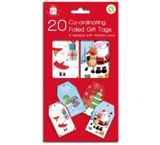 Christmas Co-ord Santa & Friends Pack Of 20