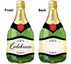 Qualatex 39" Celebrate Wine Bottle ( Personalise Me )