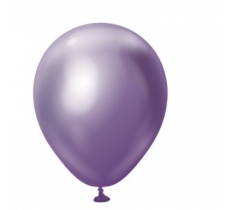 Kalisan 5" Mirror Violet Latex Balloon 100 Pack