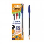 BIC Cristal Assorted Original Ballpoint Pen Medium 4 Pack