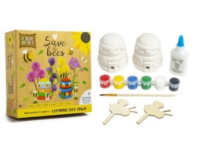 Save The Bees Ceramic Bee Town