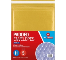 Mail Master H Manilla Padded Envelope 5 Pack