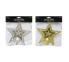 Star Tree Topper 20X20cm Shiny