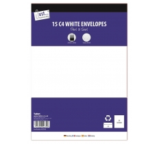 Tallon 15 C4 White Peel & Seal Envelopes 80Gsm