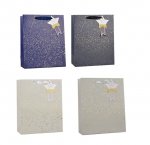 Gold Glitter Speckle Large Gift Bag 30x42x12cm