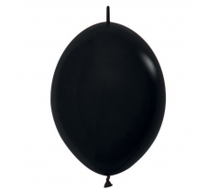 Fashion Colour Solid Black 080 Latex Balloons 12" 50 Pack