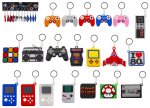 Gaming Arcade Redemption Keychains 19 Assorted