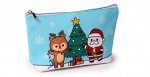 Christmas Festive Friends Small PVC Toiletry Makeup Wash Bag