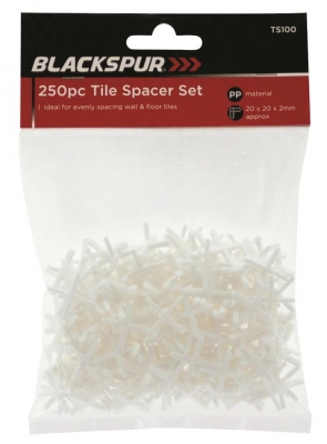 Blackspur 250 Piece Tile Spacer Set