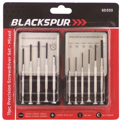 Blackspur 11Pc Precision Screwdriver Set