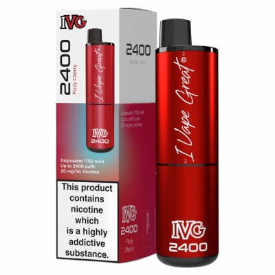 IVG 2400 Puff Disposable Vape Fizzy Cherry