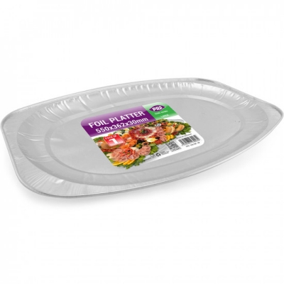 Foil Platter Large 550x362x30mm 1pc