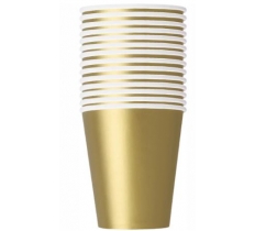 9oz Gold 14 Pack Cups