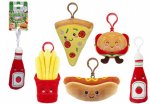 Softlings Fast Food Foodies Clip On 12cm 5 Assorted