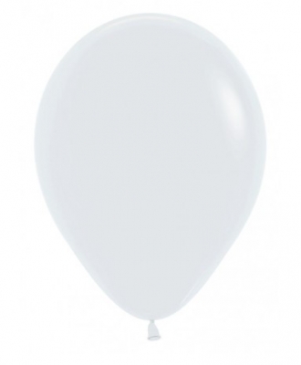 Sempertex 12" Fashion White Latex Balloons 12 Pack