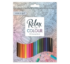 Tallon 20 Full Size Adult Colour Therapy Pencils