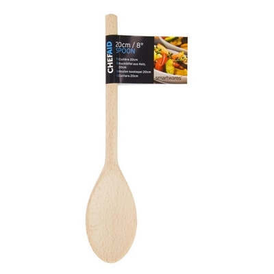 Chef Aid 20cm 8 Inch Wooden Spoon