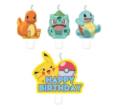 Pokemon Candle Sets - Pack of 4