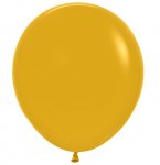 Fashion Colour Solid Mustard Latex Balloons 18" 25 Pack c