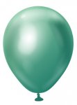 Kalisan 5" Standard Mirror Green Latex Balloon 100 Pack