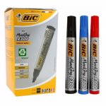 Bic Marker 2300 Assorted Colours Chisel Tip X 12 Pack