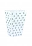 Silver Polka Dot Treat Boxes (15cm x 10cm)