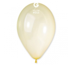 Gemar 13" Pack 50 Latex Balloons Crystal Yellow #015