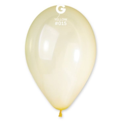 Gemar 13" Pack 50 Latex Balloons Crystal Yellow #015